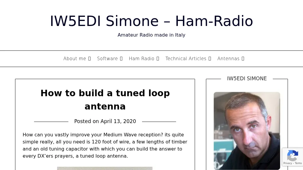 How to build a tuned loop antenna
