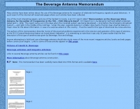 The Beverage Antenna Memorandum