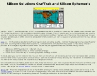 Software/Satellite tracking