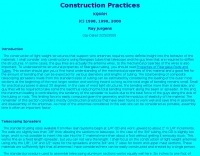 Construction Practices