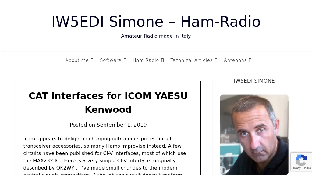 Icom Yaesu and Kenwood CAT interfaces