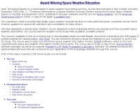 Space Weather Education