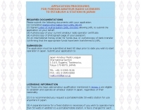 JARL: application procedure for foreign hams