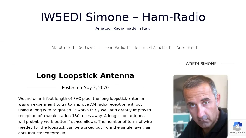 Long Loopstick Antenna