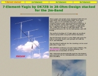 Stacked 7-Element-2m-Yagis