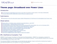 Broadband over power lines