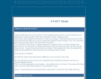 Modifications for the Yaesu FT-817 by KB2LJJ