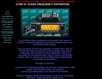 ICOM IC-2100H Frequency expansion