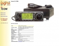 Icom - IC-706 Picture and data