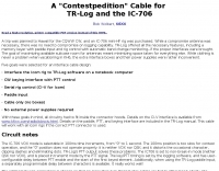 TR-LOG to ICOM Control cable
