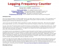 Build a logging frequency counter