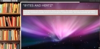 Bytes and hertz