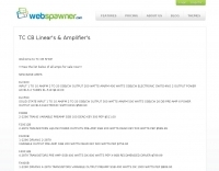 TC CB Linears & Amps