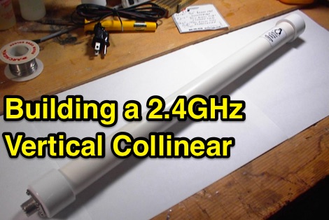 Build a 2.4GHz Vertical antenna