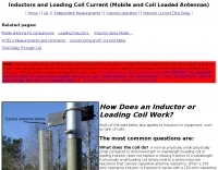 Loading inductors in mobile antennas