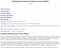 RF in shack with vertical and longwire antennas