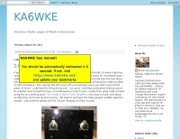 KA6WKE Mobile installation blog