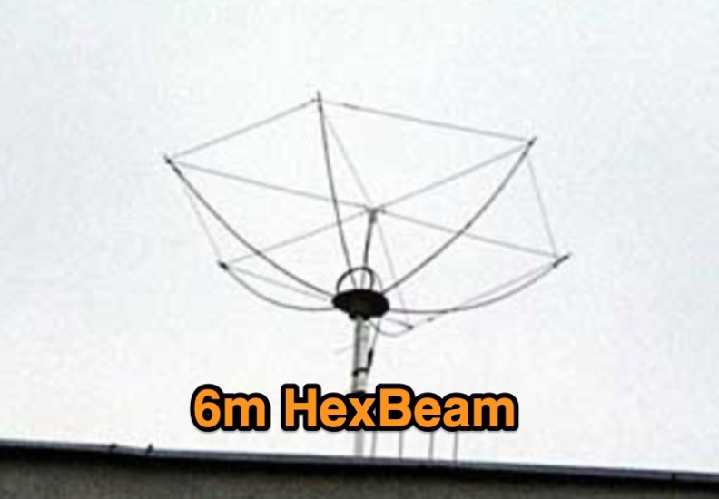 6 meter HexBeam antenna