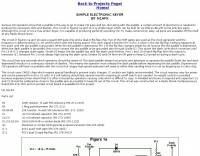 Simple Electronic Keyer