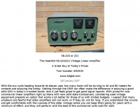 SB-220 SB-221 Heathkit Amplifiers