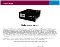 G3YXM 500 W solid state amplifier