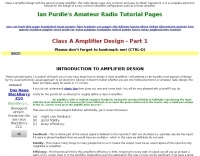 Technical Reference/Amplifiers/RF Amplifiers Theory