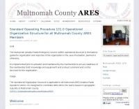 Multnomah County ARES