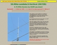6m Half wave vertical