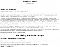 Receiving Antenna Design