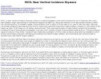 NVIS: Near Vertical Incidence Skywave