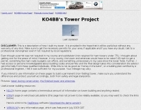 KO4BB's Tower Building Project