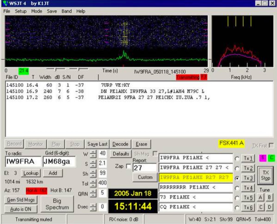 Operating Modes/Meteors