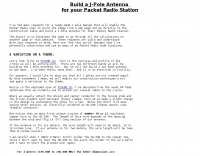 J-Pole Antenna for your Packet Radio Station