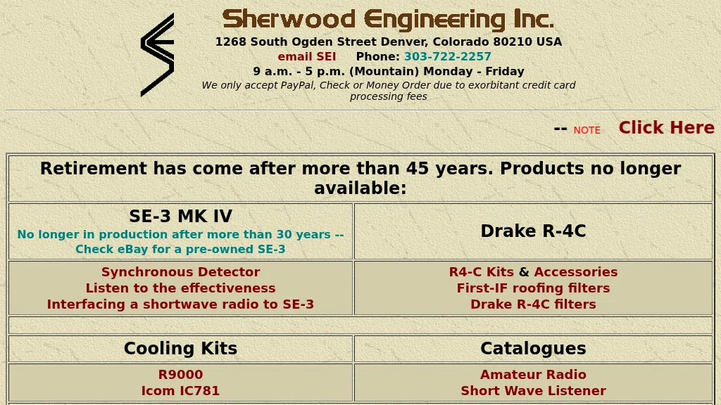 Sherwood Engineering Inc.