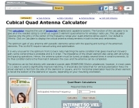 Cubical Quad Antenna Calculator