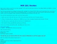 MIR QSL Routes