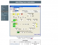 Mini Ring Core Calculator