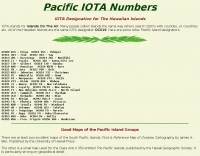 Pacific IOTA Numbers
