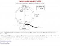 The G3BGR Magnetic Loop