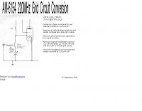 AM-6154 FAA Amplifier circuit conversion