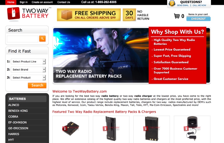 Two Way Radio Battery