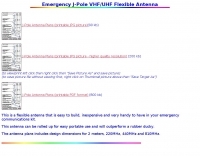 Emergency J-Pole VHF/UHF Flexible Antenna