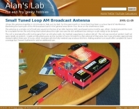 Small Tuned Loop AM Broadcast Antenna