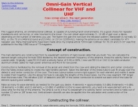 Omni-Gain Vertical Collinear Antenna