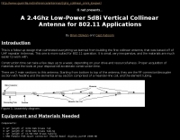 802.11 2.4Ghz Low-Power Vertical Antenna