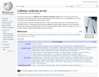 Definition of Collinear antenna array