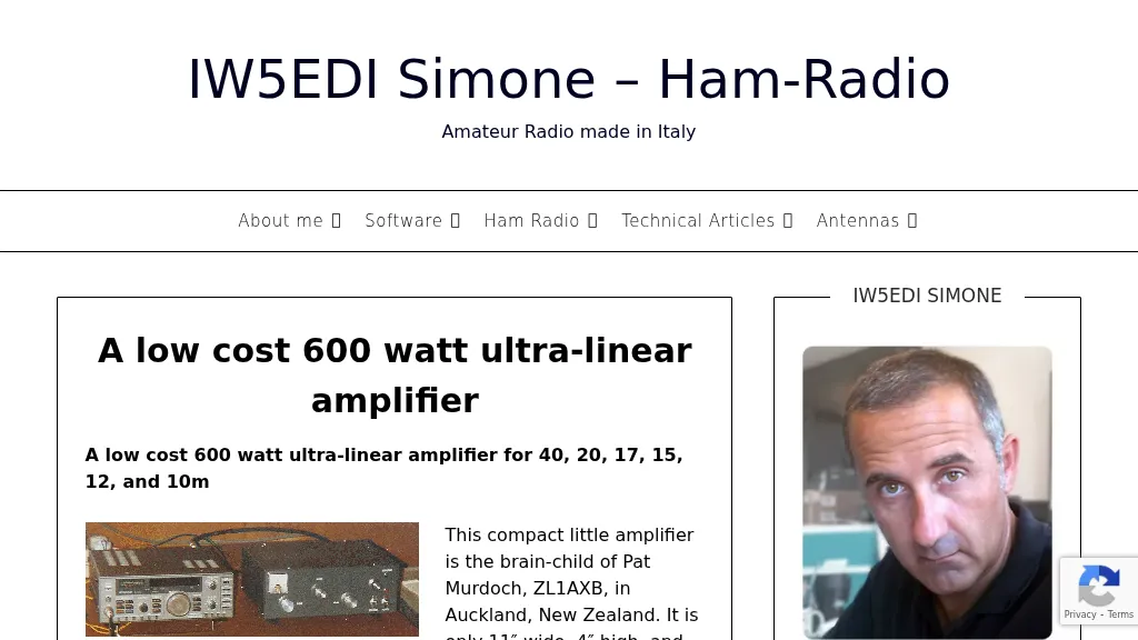 A low cost 600 watt ultra-linear amplifier