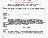What make the carolina windom so good