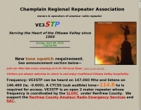 VE3STP Champlain Regional Repeater Association