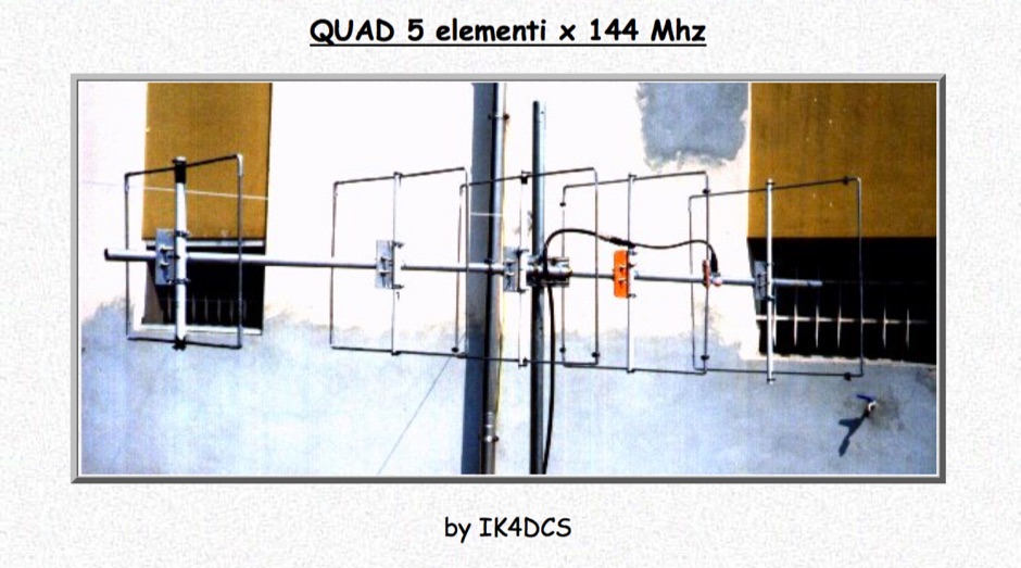 Quad Antenna for 144 Mhz